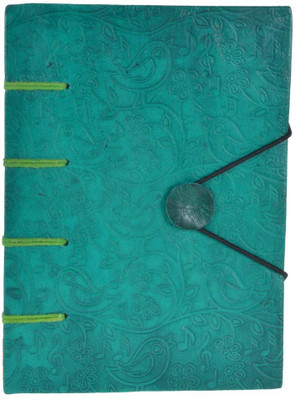 

Craft Play Regular Notebook(Leather Emboss Special Binding, Green)
