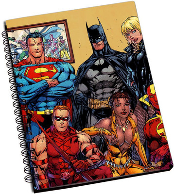 

Rangeele Inkers A5 Notebook(Superhero Family, Multicolor)