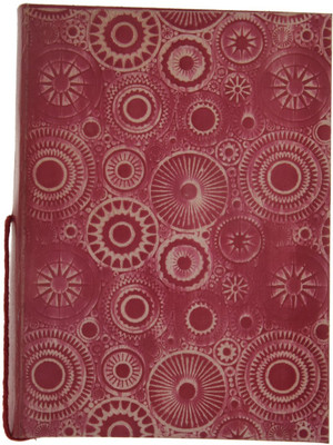 

Craft Play A5 Diary(Leather Circles Emboss, Cherry)