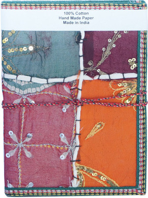 

R S Jewels Regular Diary(Paper Handmade Patchwork Notpad, Multicolor)