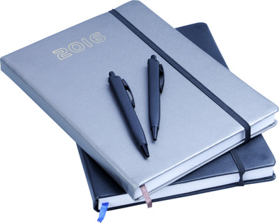 

COI B5 Diary(Executive Black And Grey, Black And Grey, Pack of 4)