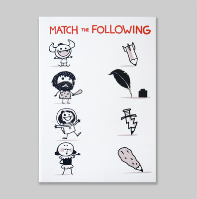 Chimp A6 Notebook(Match the Following, White)