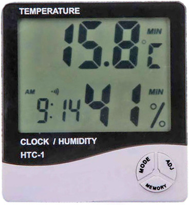 

SJ HTC-1 Hygrometer Thermometer(White, Black)