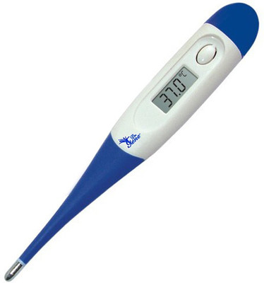 Health Track Flexi Tip AccuSure MT-400 Thermometer(White, Blue)