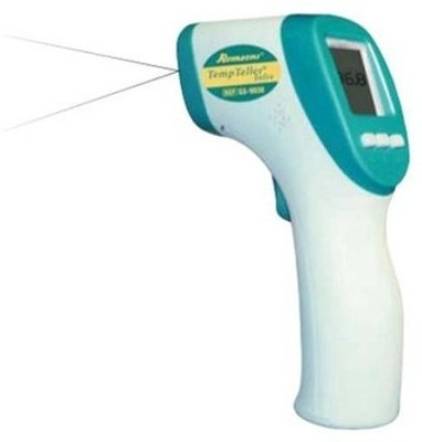 

Romsons Infrared Thermometer Infrared Forehead Touch Fee Thermometer Thermometer(Green)