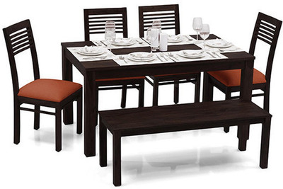 

Urban Ladder Zella Solid Wood Dining Chair(Set of 2, Finish Color - Mahogany)