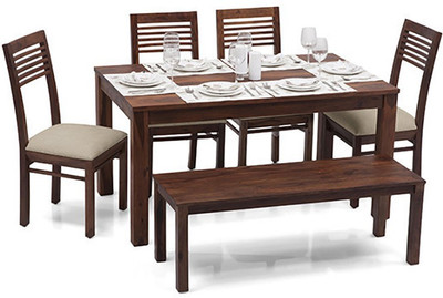 

Urban Ladder Zella Solid Wood Dining Chair(Set of 2, Finish Color - Teak)