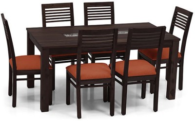 

Urban Ladder Brighton - Zella Solid Wood 6 Seater Dining Set(Finish Color - Mahogany)