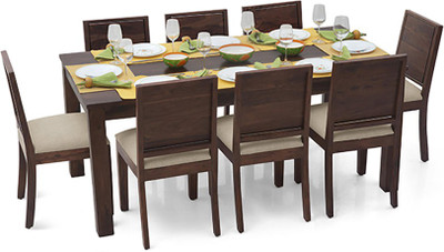 

Urban Ladder Arabia XL - Oribi Solid Wood 8 Seater Dining Set(Finish Color - Mahogany)