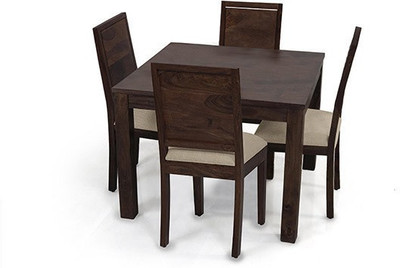 

Urban Ladder Arabia Square - Oribi Solid Wood 4 Seater Dining Set(Finish Color - Mahogany)