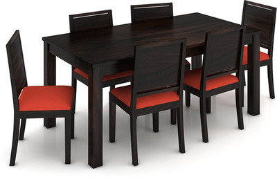 

Urban Ladder Arabia XL Storage - Oribi Solid Wood 6 Seater Dining Set(Finish Color - Mahogany)