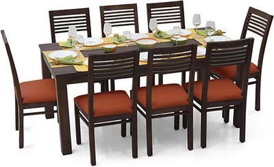 

Urban Ladder Arabia XL - Zella Solid Wood 8 Seater Dining Set(Finish Color - Mahogany)