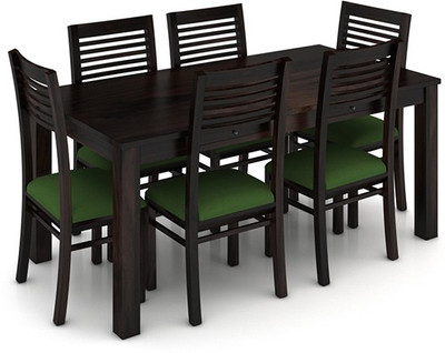 

Urban Ladder Arabia XL Storage - Zella Solid Wood 6 Seater Dining Set(Finish Color - Mahogany)