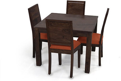 

Urban Ladder Arabia Square - Oribi Solid Wood 4 Seater Dining Set(Finish Color - Mahogany)