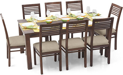 

Urban Ladder Arabia XL - Zella Solid Wood 8 Seater Dining Set(Finish Color - Teak)