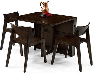 

Urban Ladder Danton 3 - to - 6 Extendable - Gordon Solid Wood 2 Seater Dining Set(Finish Color - Mahogany)