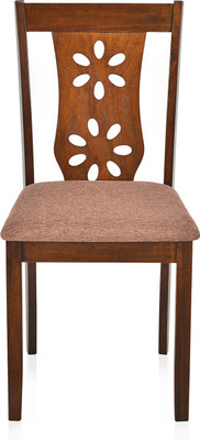 

@home by Nilkamal SUTLEJ Solid Wood Dining Chair(Set of 1, Finish Color - ANTIQUE CHERRY)