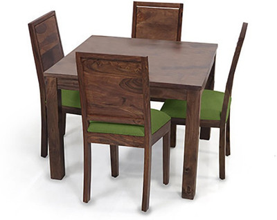 

Urban Ladder Arabia Square - Oribi Solid Wood 4 Seater Dining Set(Finish Color - Teak)