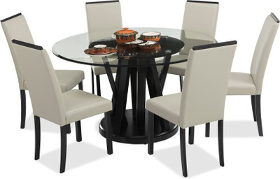 62 Off On Durian Waldo Glass 6 Seater Dining Set Finish Color Cappuccino Flipkart Paisawapas Com 62 Off On Durian Waldo Glass 6 Seater, Round Glass Dining Table Set 6 Seater