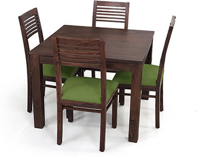 

Urban Ladder Arabia Square - Zella Solid Wood 4 Seater Dining Set(Finish Color - Mahogany)