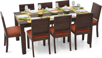 

Urban Ladder Arabia XL - Oribi Solid Wood 8 Seater Dining Set(Finish Color - Mahogany)