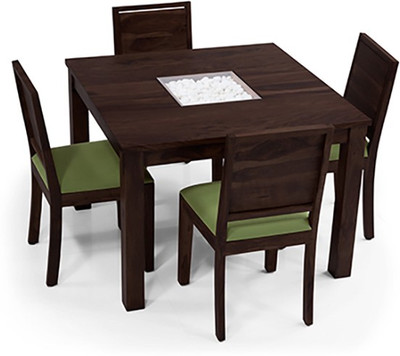

Urban Ladder Brighton Square - Oribi Solid Wood 4 Seater Dining Set(Finish Color - Mahogany)