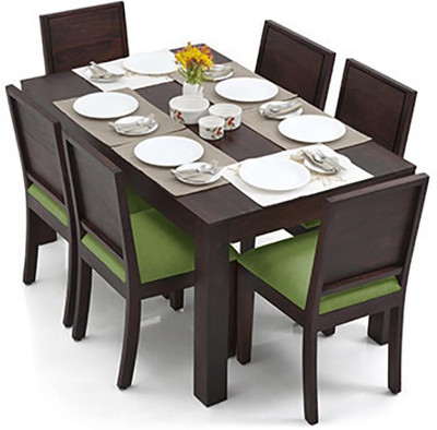 

Urban Ladder Arabia - Oribi Solid Wood 6 Seater Dining Set(Finish Color - Mahogany)