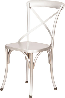 

Induscraft Metal Dining Chair(Set of 1, Finish Color - Silver)