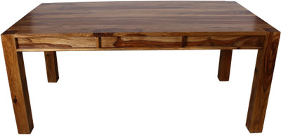 

Peachtree Solid Wood 6 Seater Dining Table(Finish Color - HONEY)