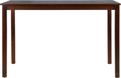 Hometown Stella Solid Wood 4 Seater Dining Table(Finish Color - Dark Walnut, Knock Down)
