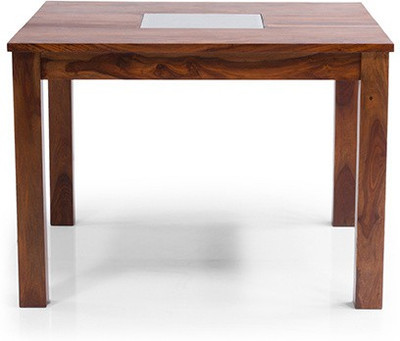 

Urban Ladder Brighton Solid Wood 4 Seater Dining Table(Finish Color - Teak)