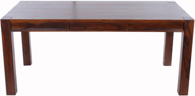 

Peachtree Solid Wood 6 Seater Dining Table(Finish Color - Walnut)