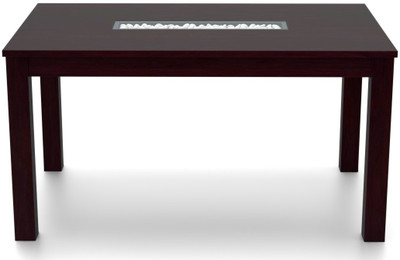 

Urban Ladder Brighton Solid Wood 6 Seater Dining Table(Finish Color - Mahogany)