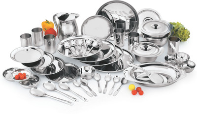 

Suruchi Pack of 51 Dinner Set(Steel)
