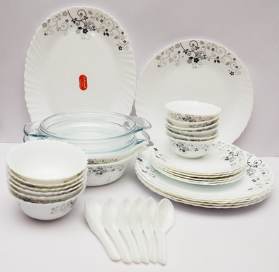 

Laopala Mystrio Black Pack of 35 Dinner Set(Ceramic)