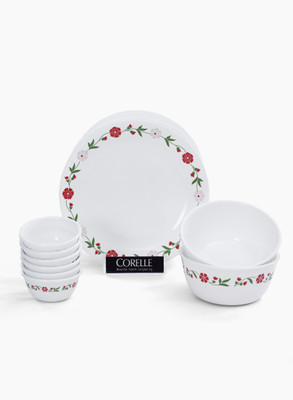 

CORELLE Pack of 14 Dinner Set(Opalware)