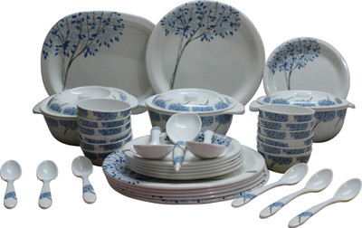 

Everyday Melamine Pack of 40 Dinner Set(Melamine)