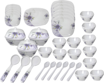 

bartan hub Pack of 37 Dinner Set(Melamine)