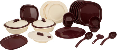 

Signoraware Pack of 36 Dinner Set(Plastic)