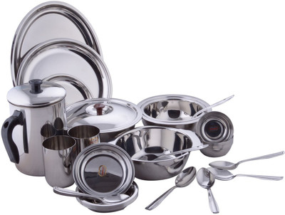 

Vinod Pack of 51 Dinner Set(Stainless Steel)