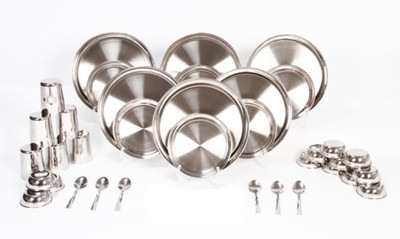 38% OFF on bhalaria Pack of 36 Stainless Steel Dinner Set 38% OFF on bhalaria Pack of 36 Stainless Steel Dinner Set