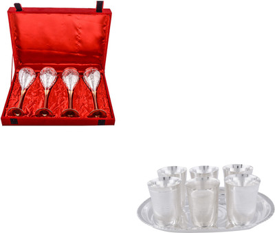 

G S Museum Pack of 11 Dinner Set(Silver Plated)