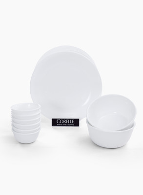 

CORELLE Pack of 14 Dinner Set(Opalware)