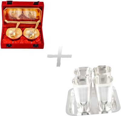 

G S Museum Pack of 10 Dinner Set(Silver Plated)