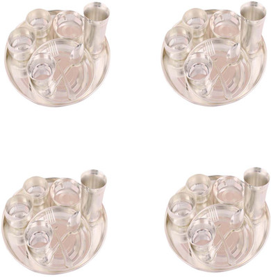 

G S Museum Pack of 36 Dinner Set(Silver Plated)