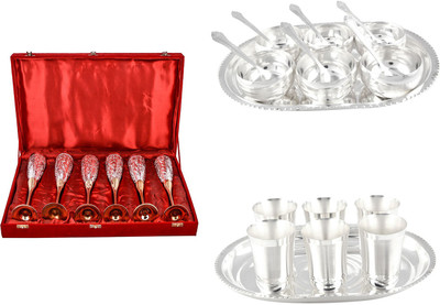 

G S Museum Pack of 26 Dinner Set(Silver Plated)