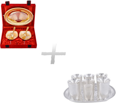 

G S Museum Pack of 12 Dinner Set(Silver Plated)