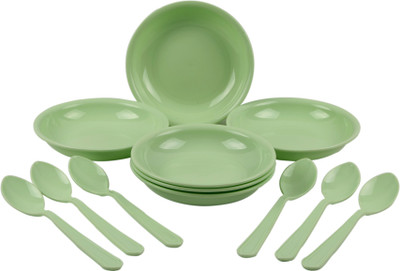 

RICHCRAFT INTERNATIONAL Dahi wada set 6+6 pcs Dinner Set(Microfibre)