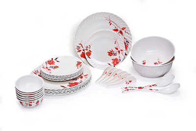 

birdy Pack of 28 Dinner Set(Melamine)