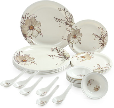 

birdy Pack of 24 Dinner Set(Melamine)